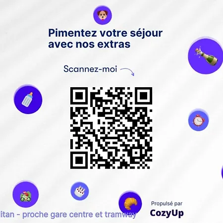 Paul - Proche Gare Centre & Arena Apartman *